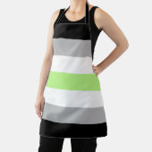 SlipperyJoe's Agender Pride Flag Gay Geschenke LGB Schürze (InSitu)