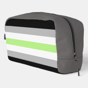 SlipperyJoe's Agender Pride Flag Gay Geschenke LGB Waschbeutel