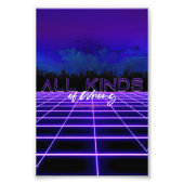 SlipperyJoe's allerlei falsche, fette 3D-Text Retr Fotodruck (Vorne)