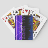 SlipperyJoe's allerlei falsche, fette 3D-Text Retr Spielkarten (Rückseite)