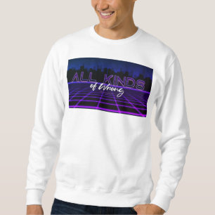 SlipperyJoe's allerlei falsche, fette 3D-Text Retr Sweatshirt