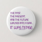 SlipperyJoe's angespanntes Wort über die Zukunft l Button (Vorderseite)