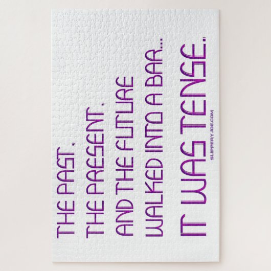 SlipperyJoe's angespanntes Wort über die Zukunft l Puzzle (Vertikal)