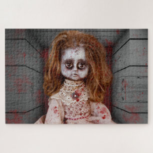 SlipperyJoe's antike gruselige Porzellanpuppe Puzzle