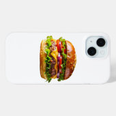 SlipperyJoe's appetitlicher Cheeseburger knusprig Case-Mate iPhone Hülle (Rückseite (Horizontal))