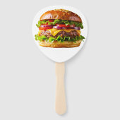 SlipperyJoe's appetitlicher Cheeseburger knusprig Fächer (Rückseite)