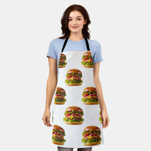 SlipperyJoe's appetitlicher Cheeseburger knusprig Schürze