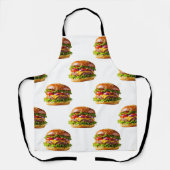SlipperyJoe's appetitlicher Cheeseburger knusprig Schürze (Vorderseite)