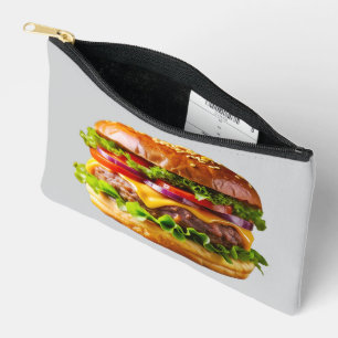 SlipperyJoe's appetitlicher Cheeseburger knusprig Zubehörtasche