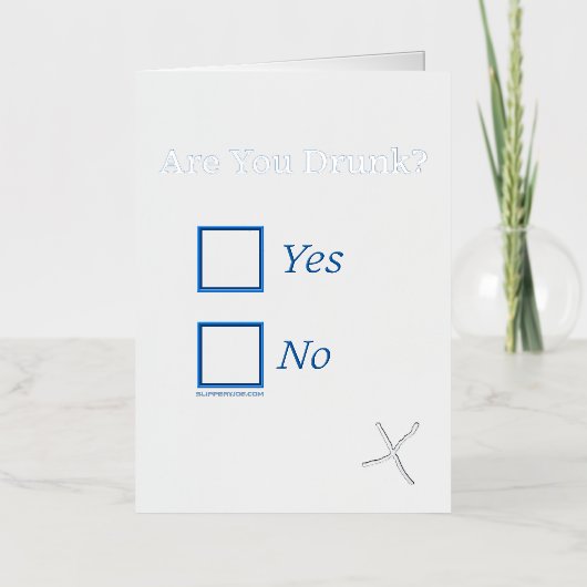 SlipperyJoe's Are You Betrunken hammered Karo Boxe (Vorderseite)