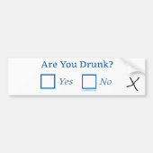 SlipperyJoe's Are You Betrunken hammered Karo Boxe Autoaufkleber (Vorne)