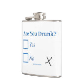 SlipperyJoe's Are You Betrunken hammered Karo Boxe Flachmann (Links)