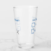 SlipperyJoe's Are You Betrunken hammered Karo Boxe Glas (Links)