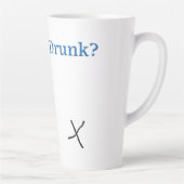 SlipperyJoe's Are You Betrunken hammered Karo Boxe Milchtasse (Rechts)