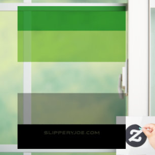 SlipperyJoe's Aromtic Pride Flag Gay Geschenke LGB Fensteraufkleber