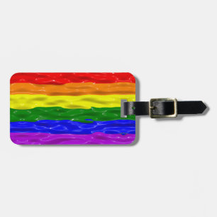SlipperyJoe's artistic Colorful gay Pride gifts LG Gepäckanhänger