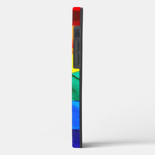 SlipperyJoe's artistic Wave Gay Pride Flag gifts L Case-Mate iPhone Hülle (Rückseite / Links)