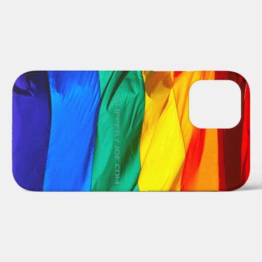 SlipperyJoe's artistic Wave Gay Pride Flag gifts L Case-Mate iPhone Hülle (Rückseite (Horizontal))