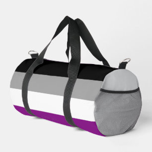 SlipperyJoe's asexuelle Flagge betont Inklusion Duffle Bag
