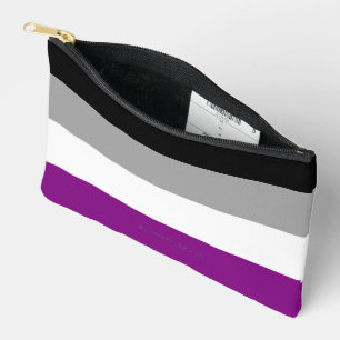 SlipperyJoe's asexuelle Flagge betont Inklusivität Zubehörtasche
