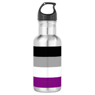 SlipperyJoe's asexuelle Stolz-Fahne betont inklusi Edelstahlflasche
