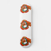 SlipperyJoe's auffallend moderne, Pride-themed mas Skateboard (Vorderseite)