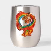 SlipperyJoe's auffallende moderne Pride-themed mas (Rückseite)