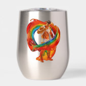 SlipperyJoe's auffallende moderne Pride-themed mas (Vorderseite)