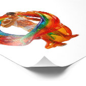 SlipperyJoe's auffallende moderne Pride-themed mas Fotodruck (Ecke)