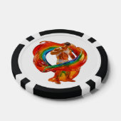 SlipperyJoe's auffallende moderne Pride-themed mas Pokerchips (Einzeln)