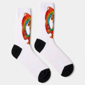 SlipperyJoe's auffallende moderne Pride-themed mas Socken (Rechts)