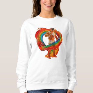 SlipperyJoe's auffallende moderne Pride-themed mas Sweatshirt