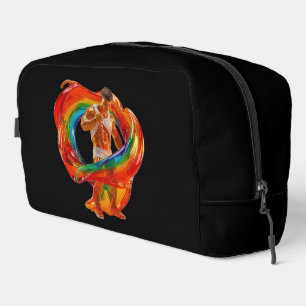 SlipperyJoe's auffallende moderne Pride-themed mas Waschbeutel