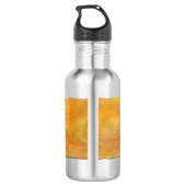 SlipperyJoe's Bärenbär Orangenbraun pro Edelstahlflasche (Rückseite)