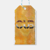 SlipperyJoe's Bärenbär Orangenbraun pro Geschenkanhänger (Vorderseite)