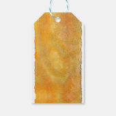 SlipperyJoe's Bärenbär Orangenbraun pro Geschenkanhänger (Rückseite)