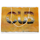 SlipperyJoe's Bärenbär Orangenbraun pro Große Geschenktüte (Vorderseite)