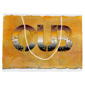 SlipperyJoe's Bärenbär Orangenbraun pro Große Geschenktüte (Rückseite)