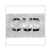 SlipperyJoe's Bärenbär Orangenbraun pro Gummistempel (Prägung)