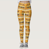 SlipperyJoe's Bärenbär Orangenbraun pro Leggings (Vorderseite)