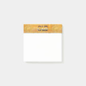 SlipperyJoe's Bärenbär Orangenbraun pro Post-it Klebezettel (Vorderseite)