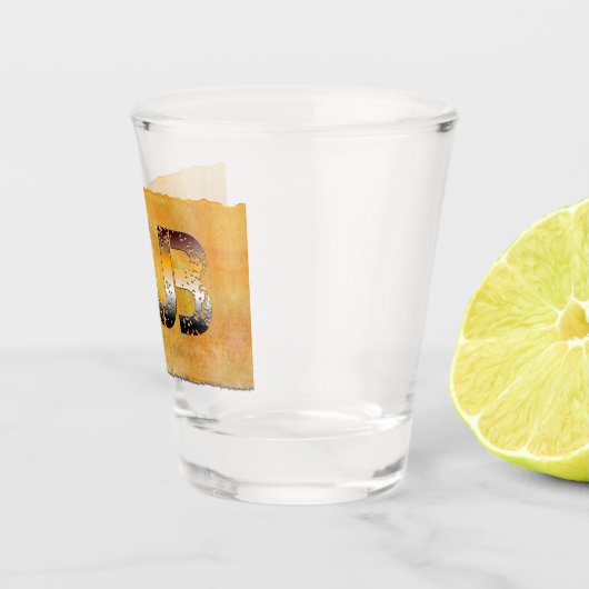 SlipperyJoe's Bärenbär Orangenbraun pro Schnapsglas (Rechts)