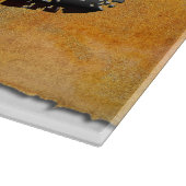 SlipperyJoe's Bärenbär Orangenbraun pro Schneidebrett (Ecke)