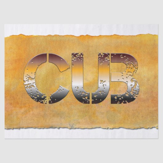 SlipperyJoe's Bärenbär Orangenbraun pro Seidenpapier (Vorderseite)