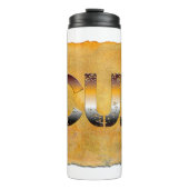 SlipperyJoe's Bärenbär Orangenbraun pro Thermosbecher (Vorderseite)