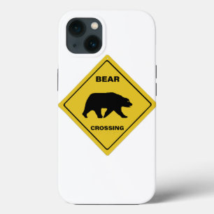 SlipperyJoe's Bärenkreuzschild trägt Silhouette w Case-Mate iPhone Hülle