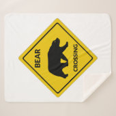 SlipperyJoe's Bärenkreuzschild trägt Silhouette w Sherpadecke (Vorderseite (Horizontal))