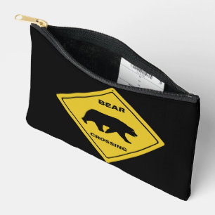SlipperyJoe's Bärenkreuzschild trägt Silhouette w Zubehörtasche
