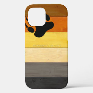 SlipperyJoe's Bärenpride-Fahne Holzbodenstruktur Case-Mate iPhone Hülle