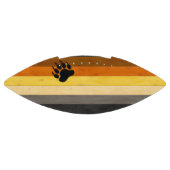 SlipperyJoe's Bärenpride-Fahne Holzbodenstruktur Football (Panel)